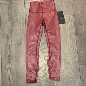 Lululemon Athletica Shimmering Red Leggings